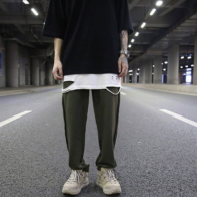 Reverse stitching pants