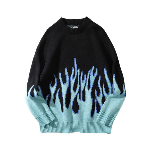 Fire theme sweater