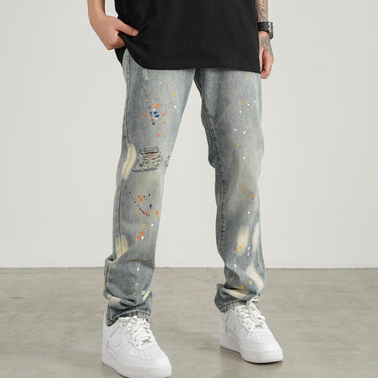 Knife Cut Jeans Men