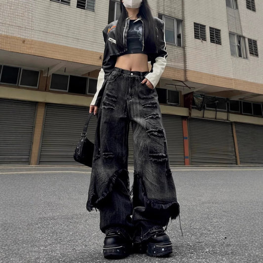 Cargo Jeans Wide Leg