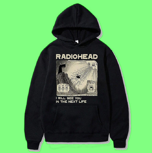 Vintage Radiohead Hoodie Men